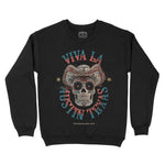Austin Viva La Skull Crewneck Black front