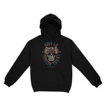 Austin Viva La Skull Hoodie Black front
