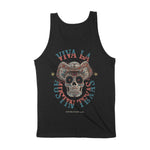 Austin Viva La Skull Tank Top Black back