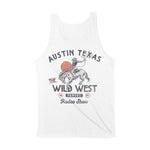 Austin Tank Top in White - back view