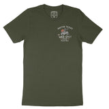 Austin Rodeo Show T-Shirt in Military Green - front view