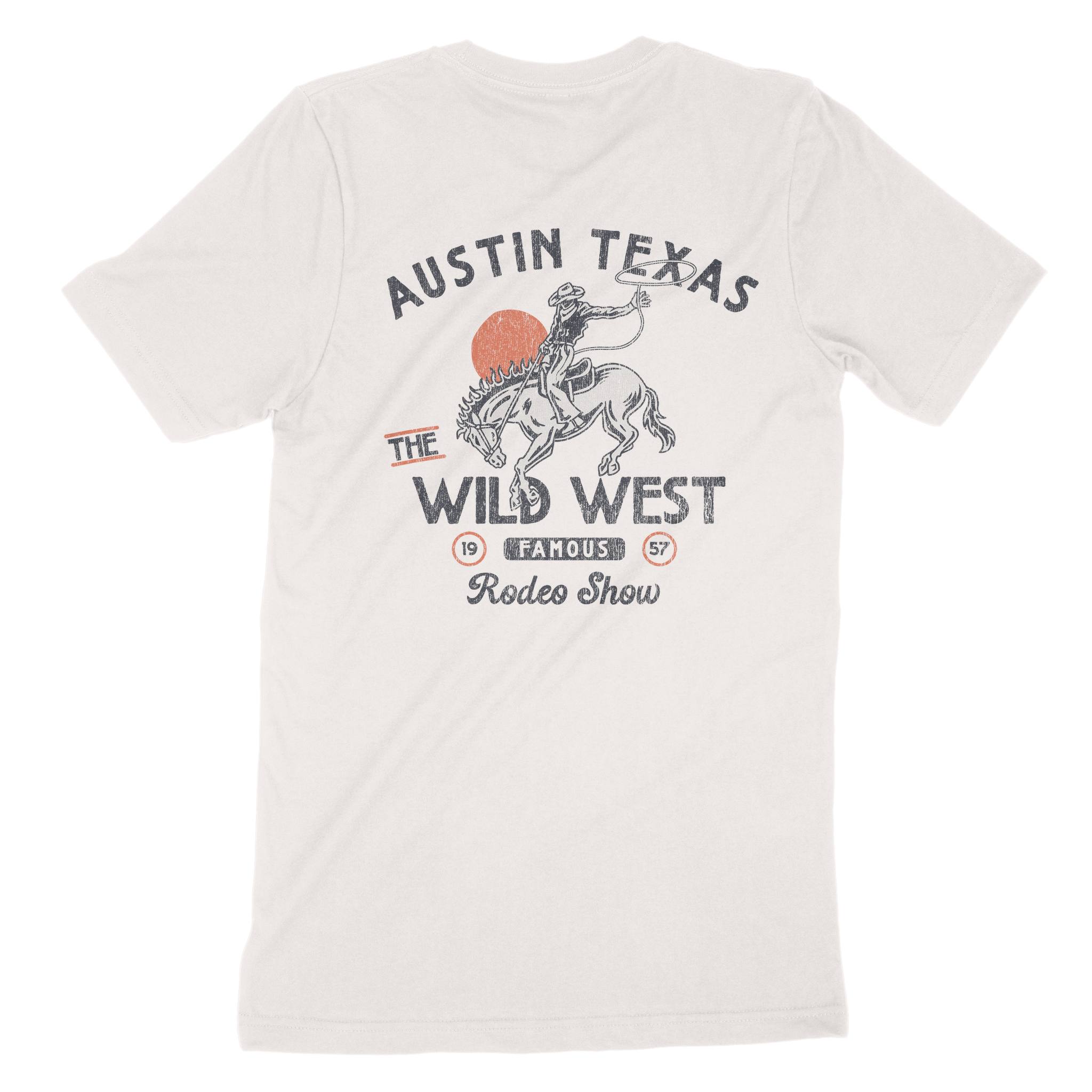 Austin Rodeo Show T-Shirt in Vintage - back view