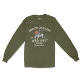 Denver Rodeo Show Longsleeve in Military Green - front view