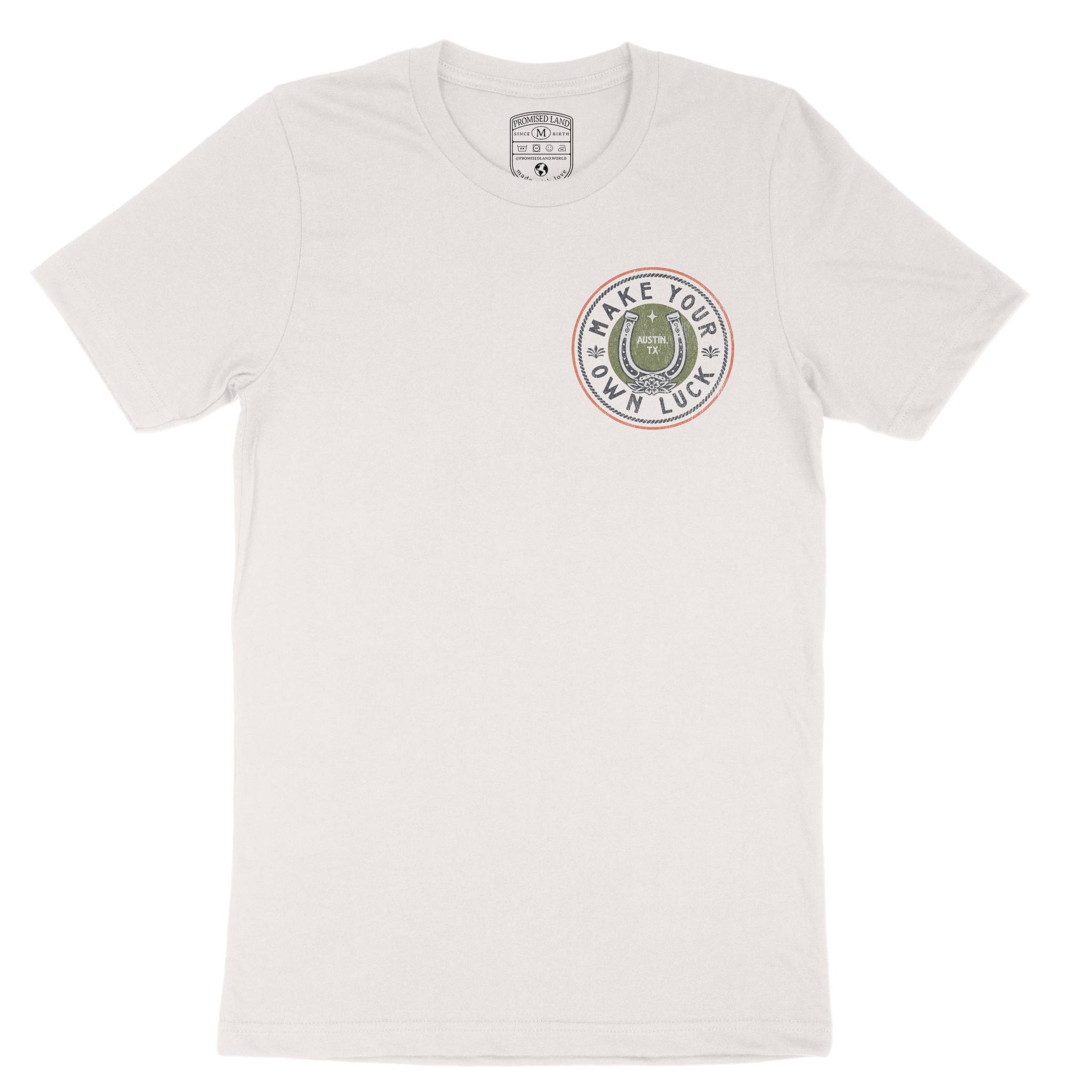 Austin Horse Shoe T-Shirt in Vintage - front view