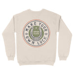 Denver Crewneck in Natural - back view