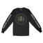 Denver Longsleeve in Black - front-sleeves view