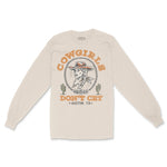 Austin Cowgirl's Don't Cry Longsleeve in Natural - front view