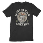 Austin Cowgirl S Don T Cry T-Shirt Black back