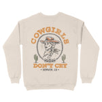 Denver Crewneck in Natural - back view