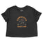 Denver Cropped Tee in Black - front view