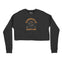 Denver Cropped Crew in Black - front view