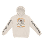Denver Cowgirl's Don't Cry Hoodie in Natural - front view with sleeves