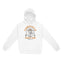Denver Hoodie in White - front view