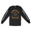 Denver Longsleeve in Black - front-sleeves view
