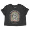 Austin Western Hearts Cropped Tee in Black - front view