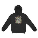Austin Hoodie in Black - front view