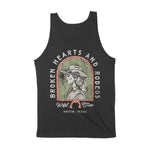 Austin Tank Top in Black - back view