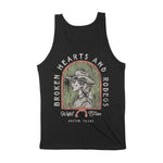 Austin Western Hearts Tank Top Black back