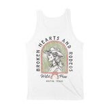 Austin Tank Top in White - back view