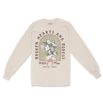 Austin Western Hearts Longsleeve in Natural - front view