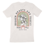 Austin Western Hearts T-Shirt in Vintage - back view