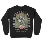 Denver Western Hearts Crewneck Black back