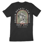 Denver Western Hearts T-Shirt Black back