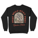 Austin Stay Wild Crewneck Black back
