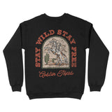 Austin Stay Wild Crewneck Black back