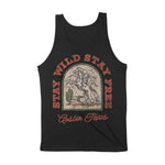 Austin Stay Wild Tank Top Black back