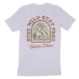 Austin Stay Wild T-Shirt Lavender Dust back
