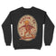Austin Crewneck in Black - back view