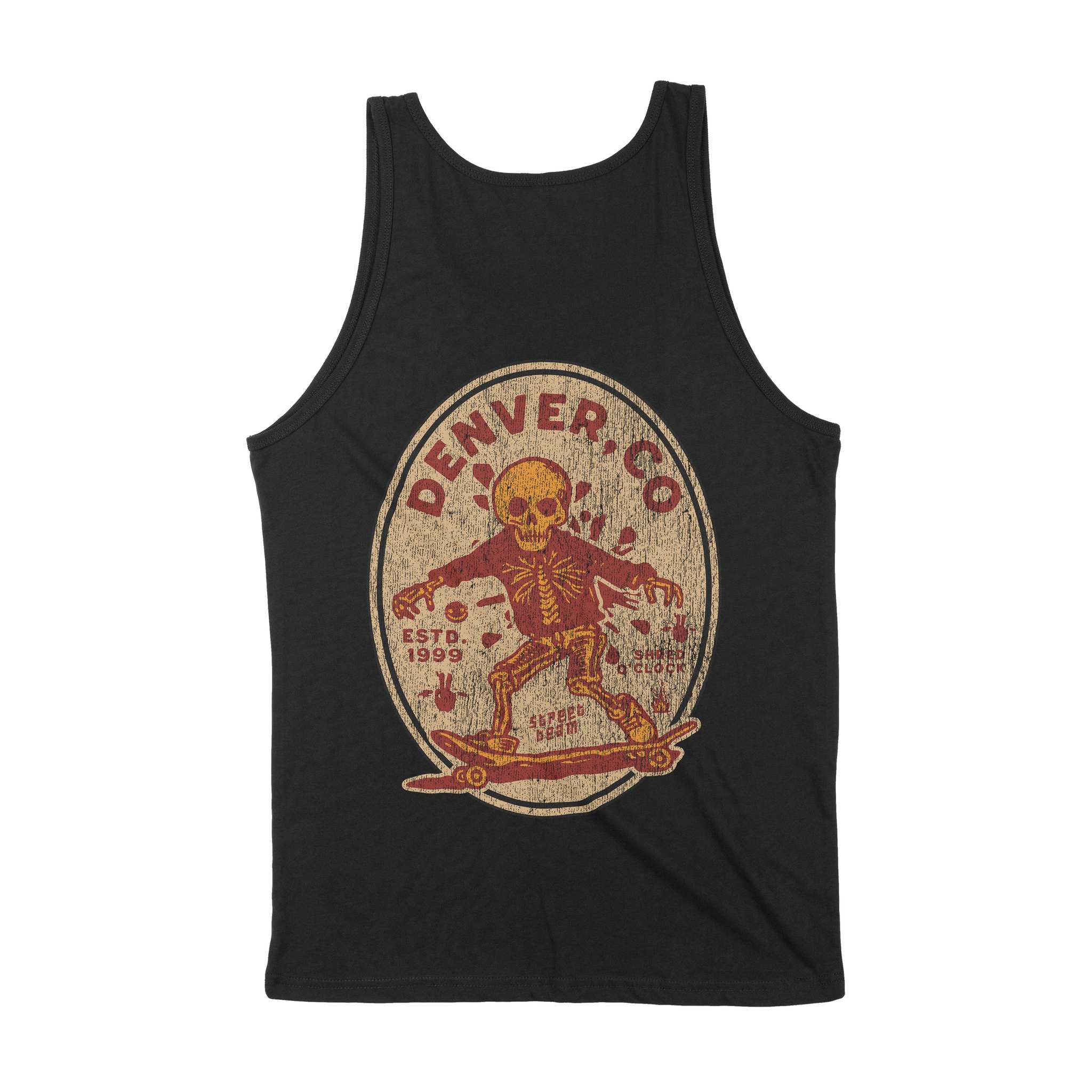 Denver Skater Kid Tank Top Black back