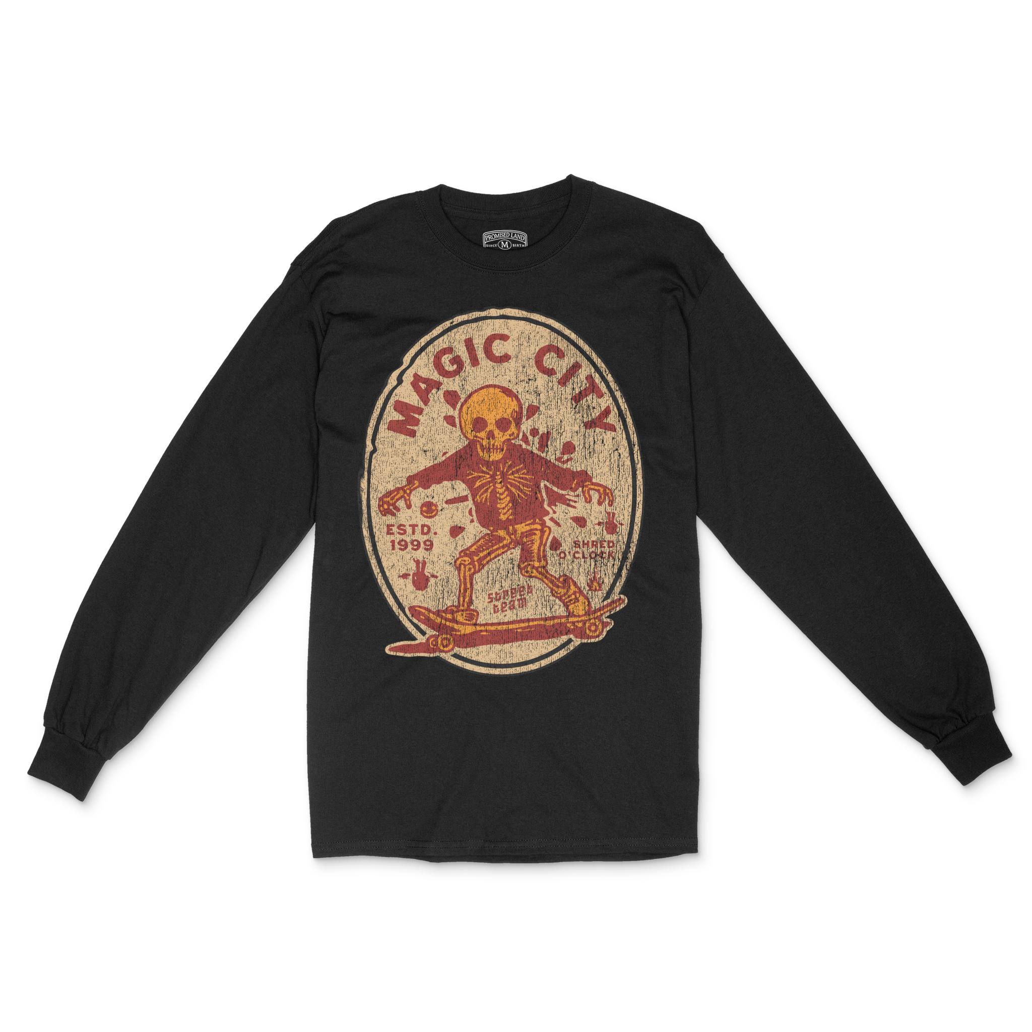 Miami Longsleeve in Black - front view