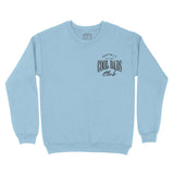 Austin Crewneck in Light Blue - front view