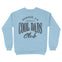 Denver Crewneck in Light Blue - back view