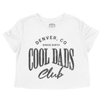 Denver Cool Dad Cropped Tee White front