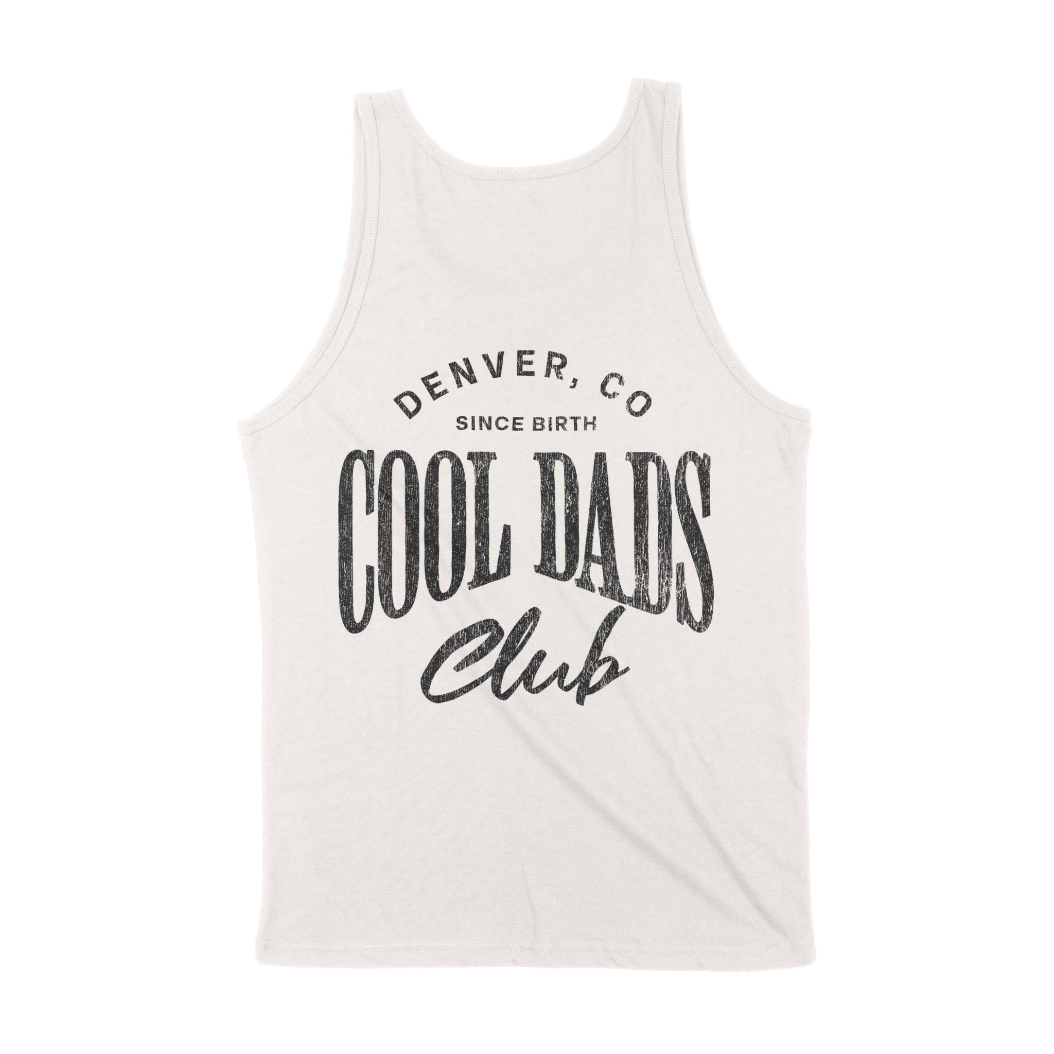 Denver Cool Dad Tank Top in Vintage - back view