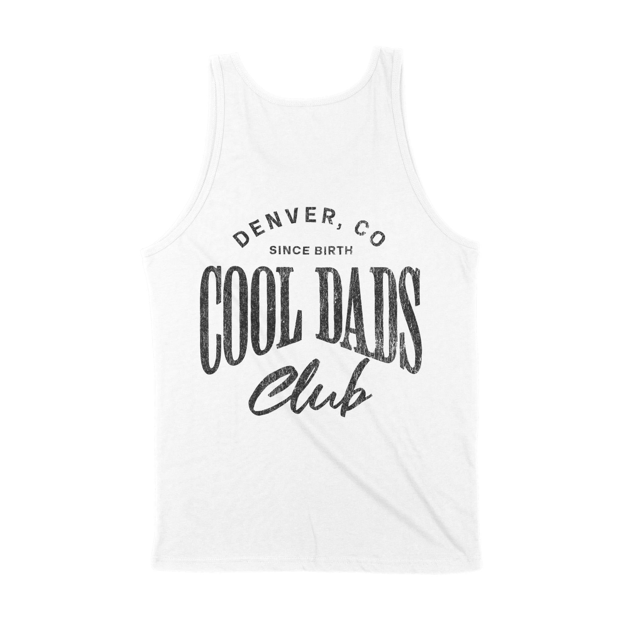 Denver Tank Top in White - back view