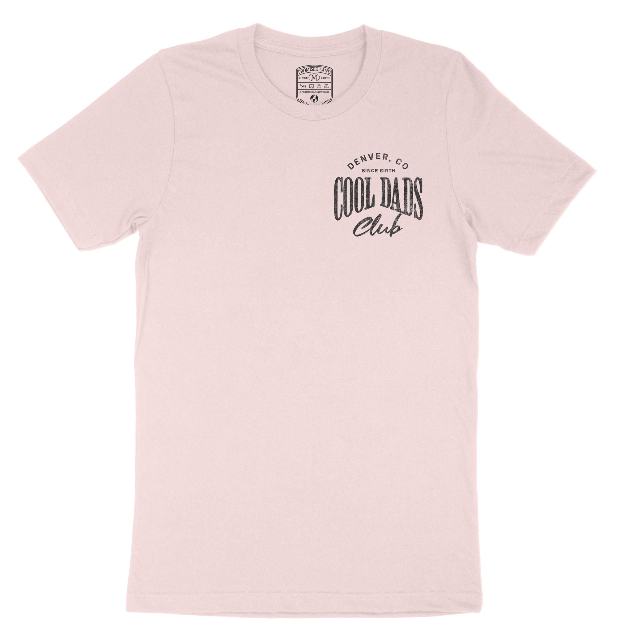 Denver Cool Dad T-Shirt Soft Pink front