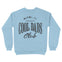 Miami Crewneck in Light Blue - back view