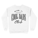 Miami Crewneck in White - back view