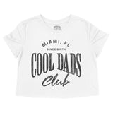 Miami Cool Dad Cropped Tee White front