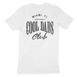 Miami Cool Dad T-Shirt in White - back view
