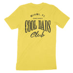 Miami Cool Dad T-Shirt Yellow back