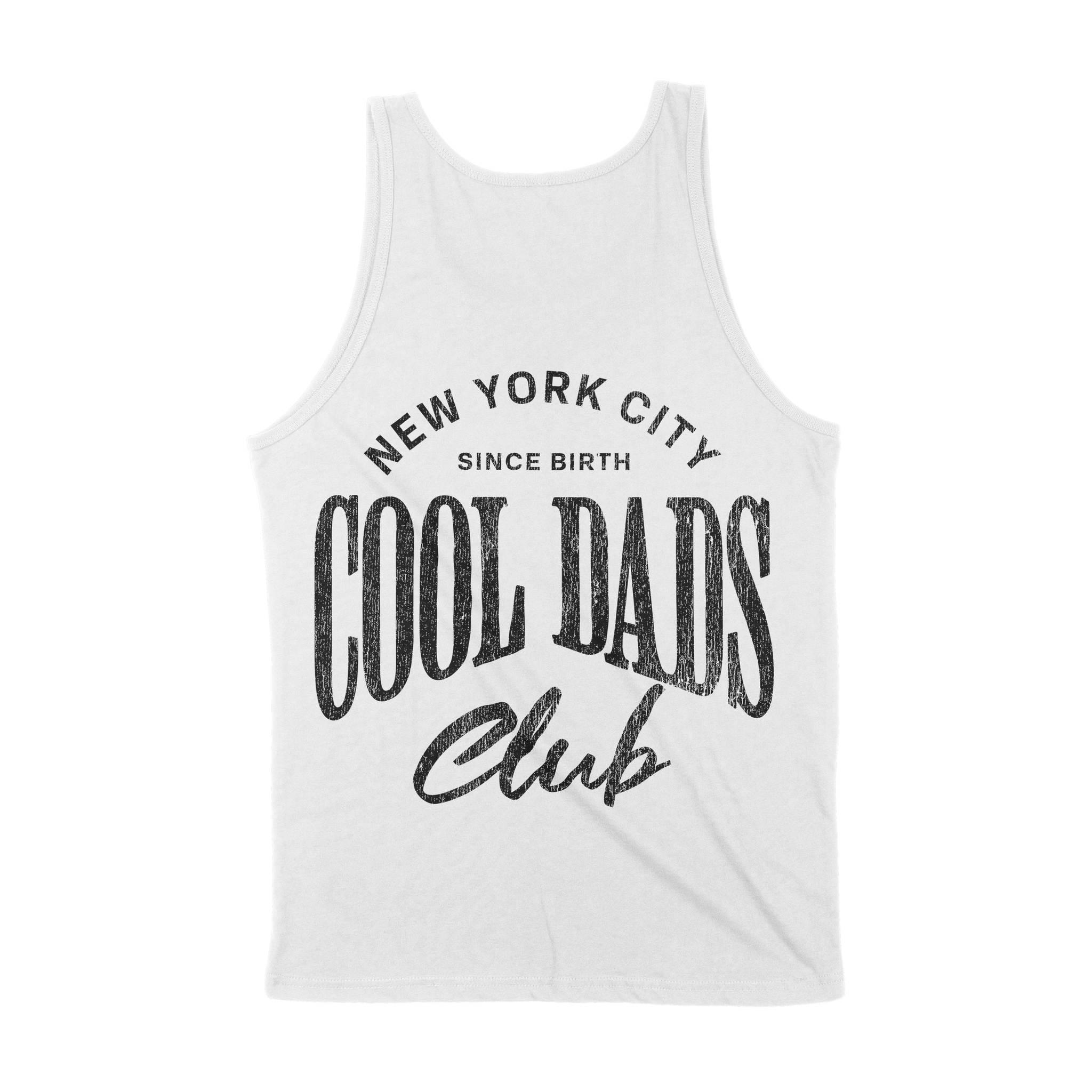 New York Cool Dad Tank Top White back