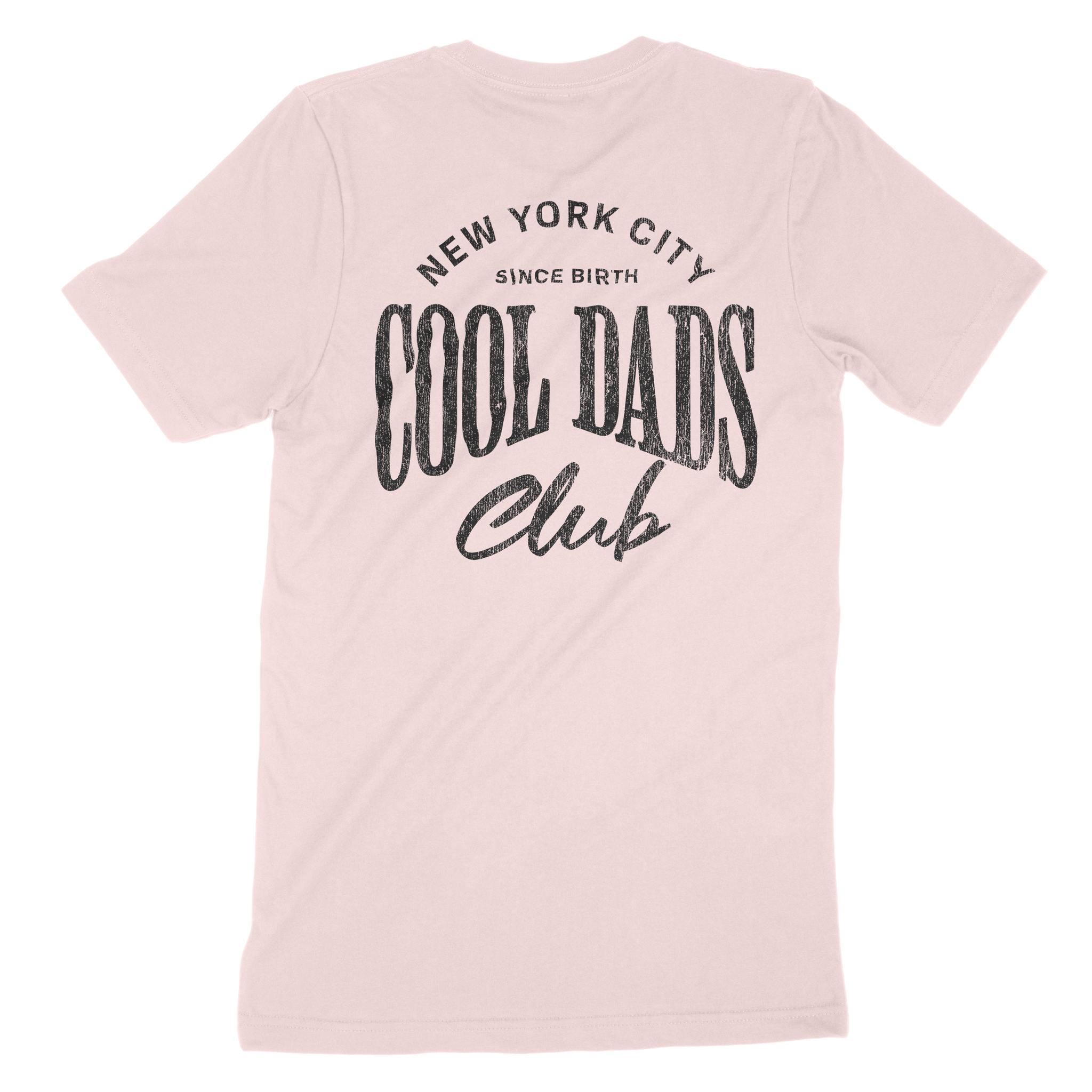 New York Cool Dad T-Shirt Soft Pink back