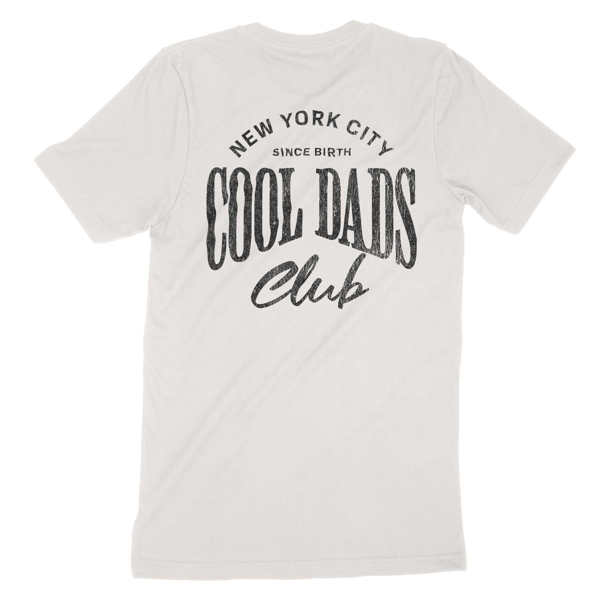 New York Cool Dad T-Shirt Vintage White back