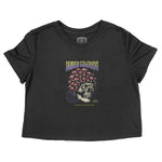 Denver Cropped Tee in Black - front view