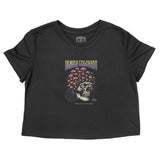 Denver Cropped Tee in Black - front view